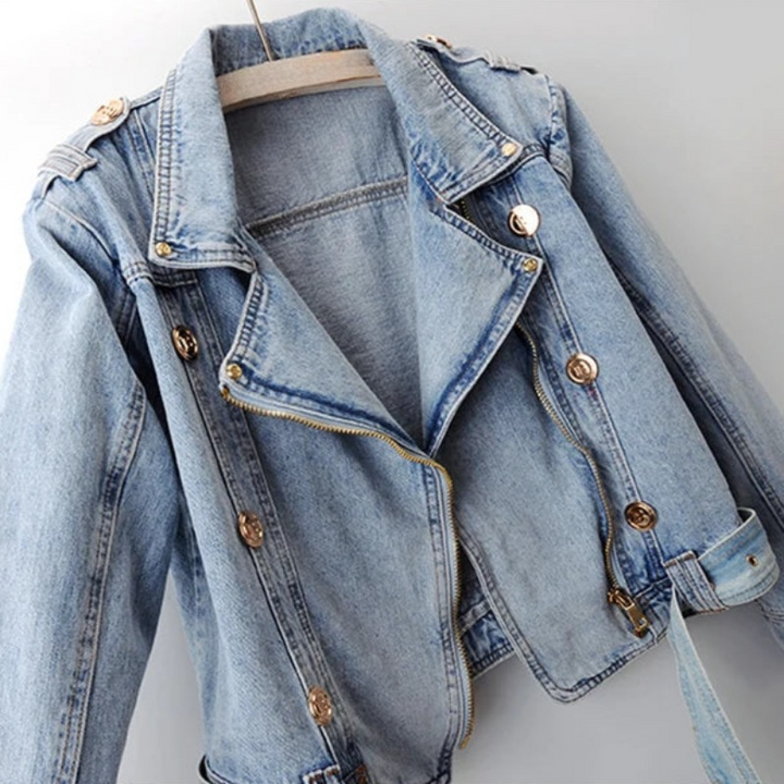 Leclat | Women's classic denim jacket with timeless fit and versatile style