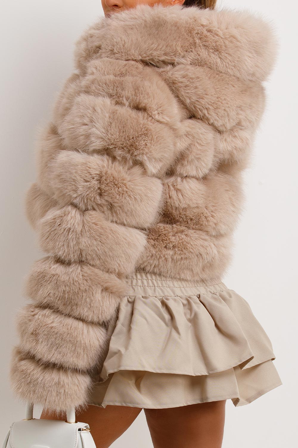 Indiee | Women’s hooded faux fur jacket