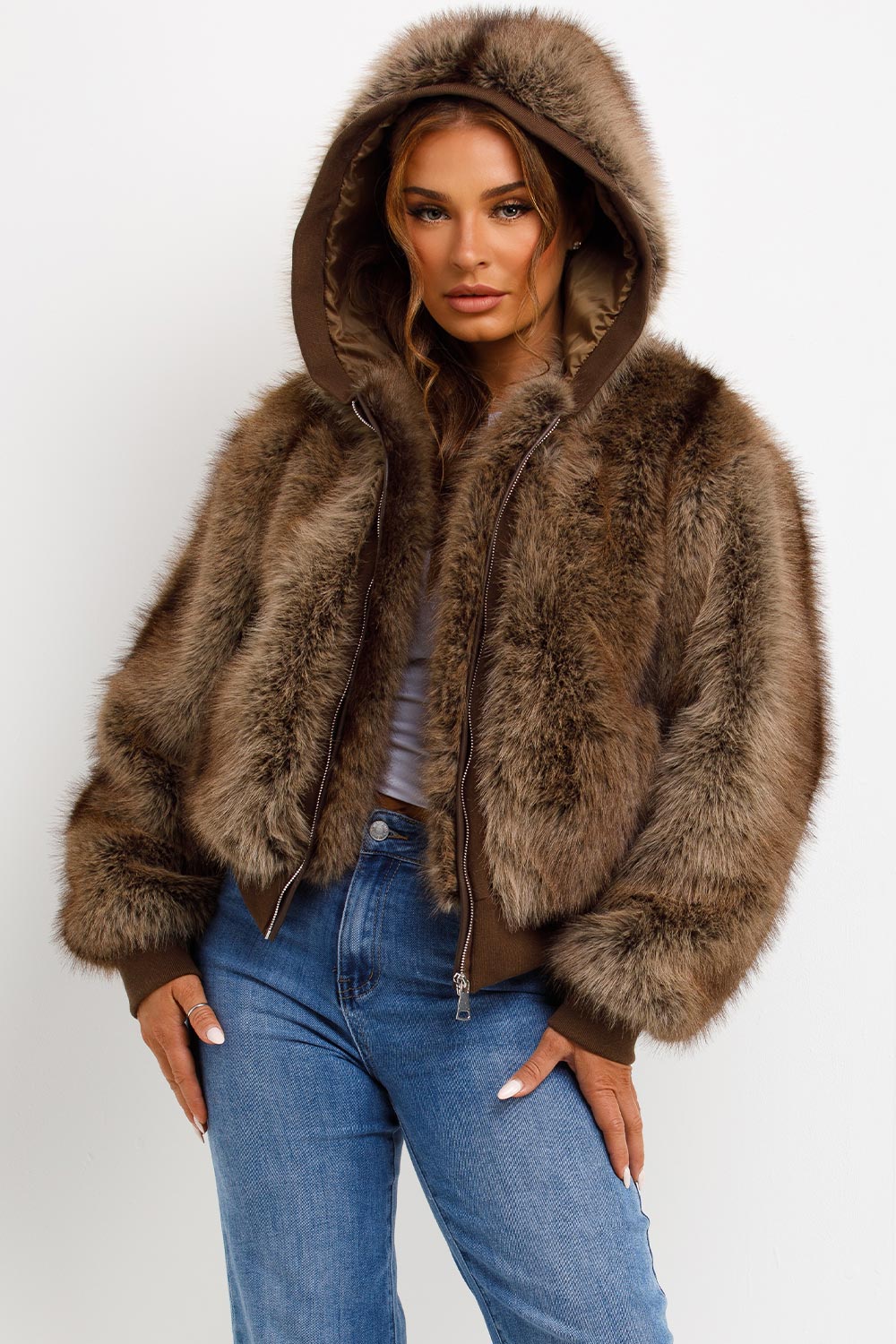 Bellamy | Women’s faux-fur hooded jacket