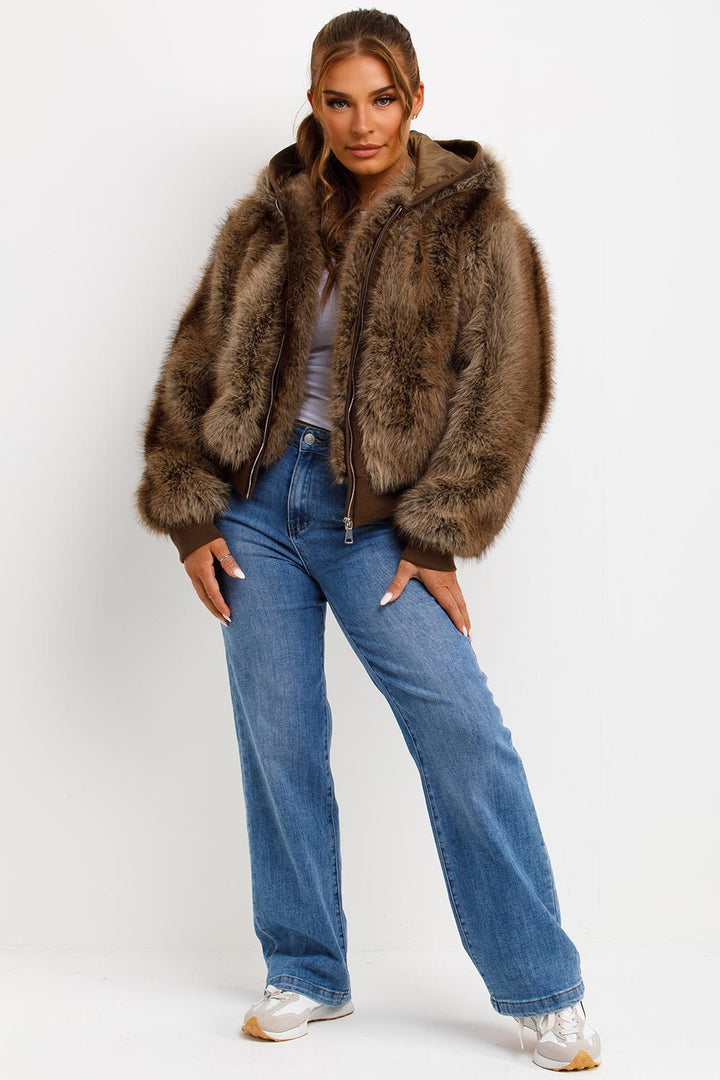 Bellamy | Women’s faux-fur hooded jacket