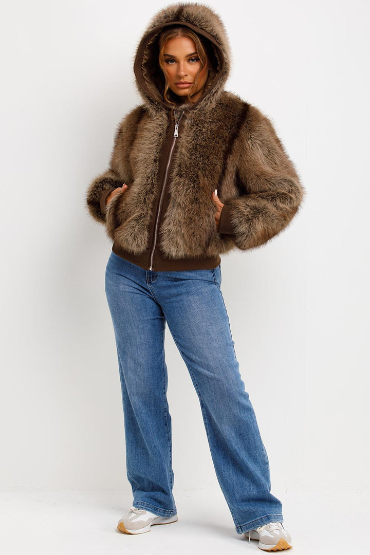 Bellamy | Women’s faux-fur hooded jacket