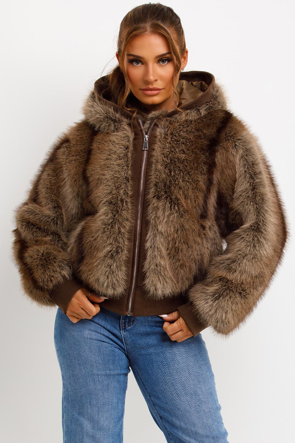Bellamy | Women’s faux-fur hooded jacket