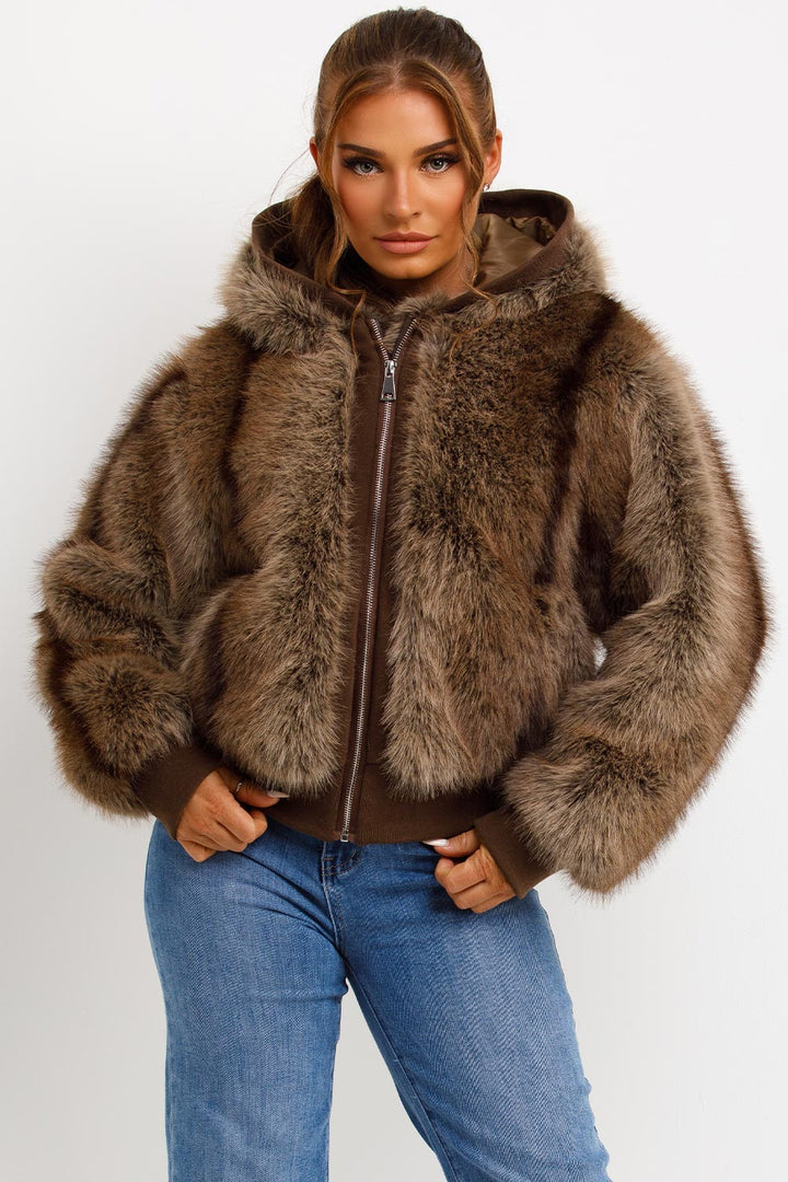 Bellamy | Women’s faux-fur hooded jacket