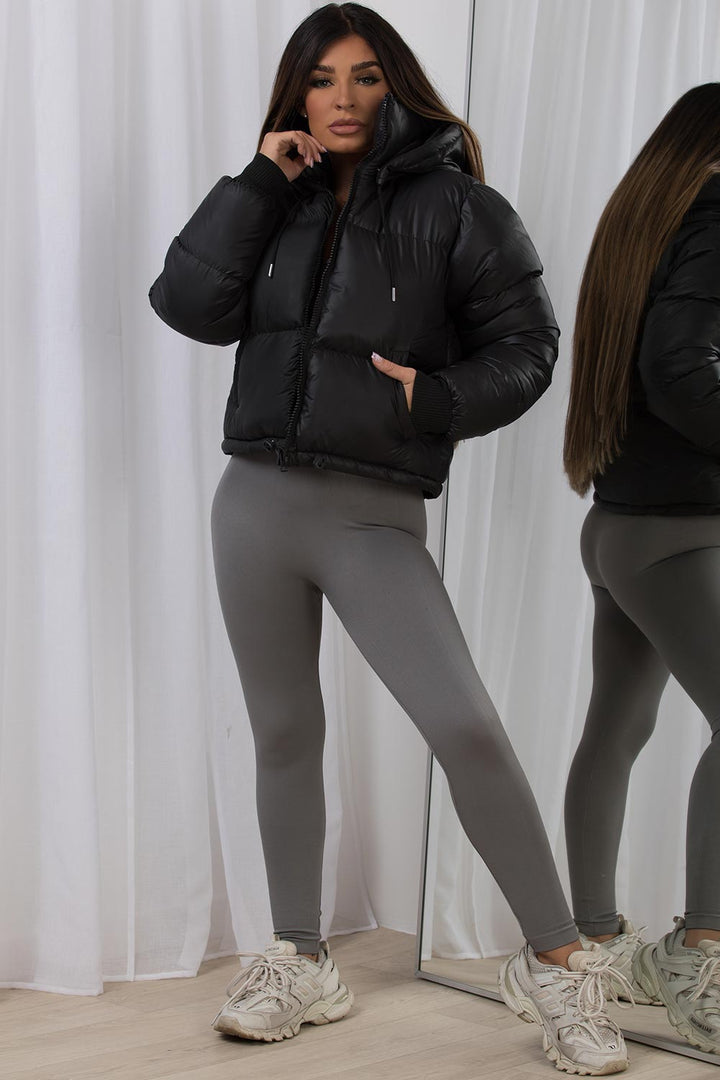 Kahlani | Women’s puffer jacket with detachable hood