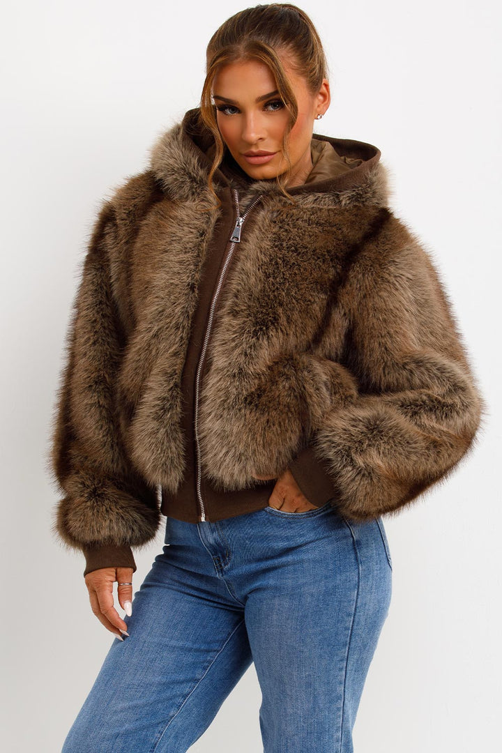 Bellamy | Women’s faux-fur hooded jacket
