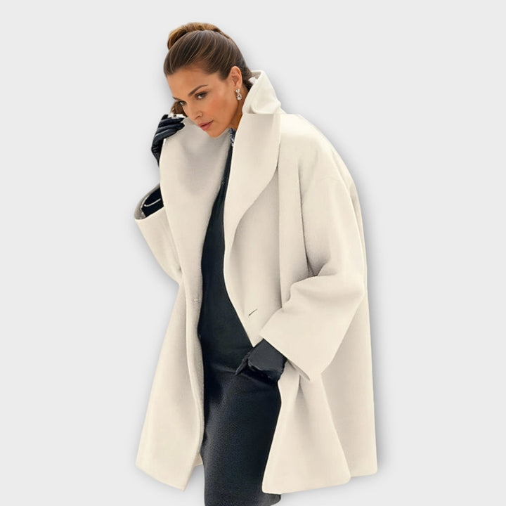 Sofia | Women’s oversized wool-blend draped coat