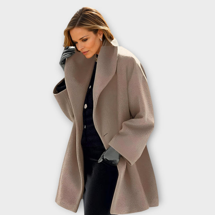 Sofia | Women’s oversized wool-blend draped coat