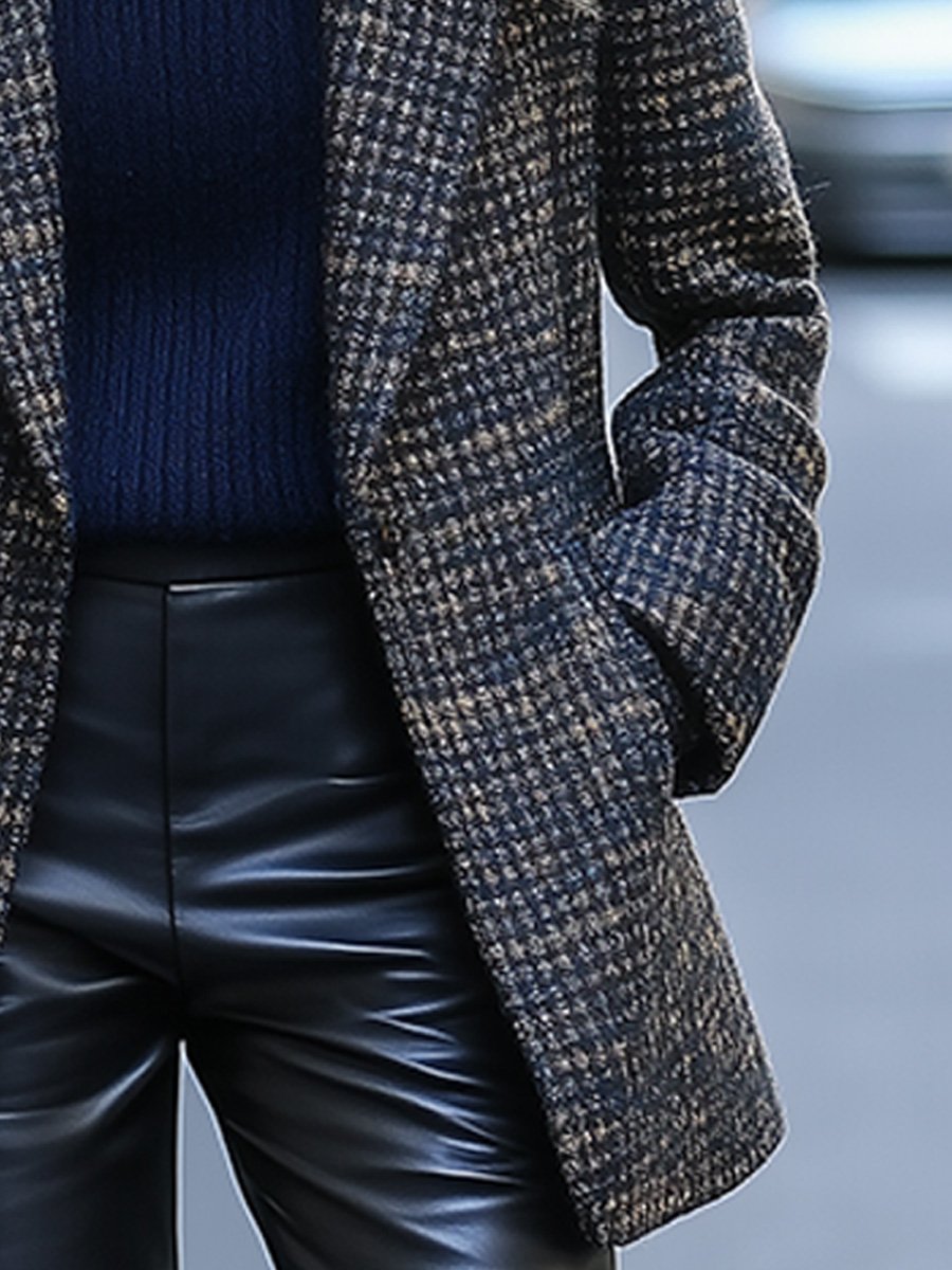 Cleo | Women’s vintage tweed blazer with classic lapel