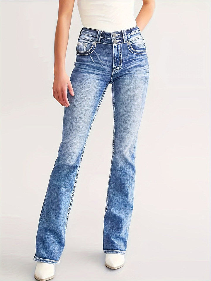 Caitlyn | Women’s slim-fit jeans with embroidered detail and modern silhouette