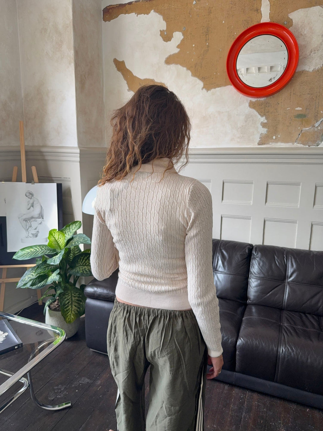 Camden | Women’s zip knit with high collar design