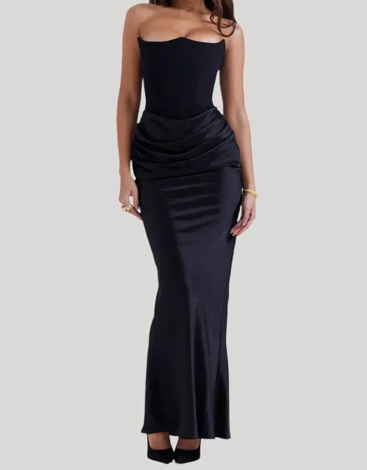 Vera | Strapless tube elegant maxi dress