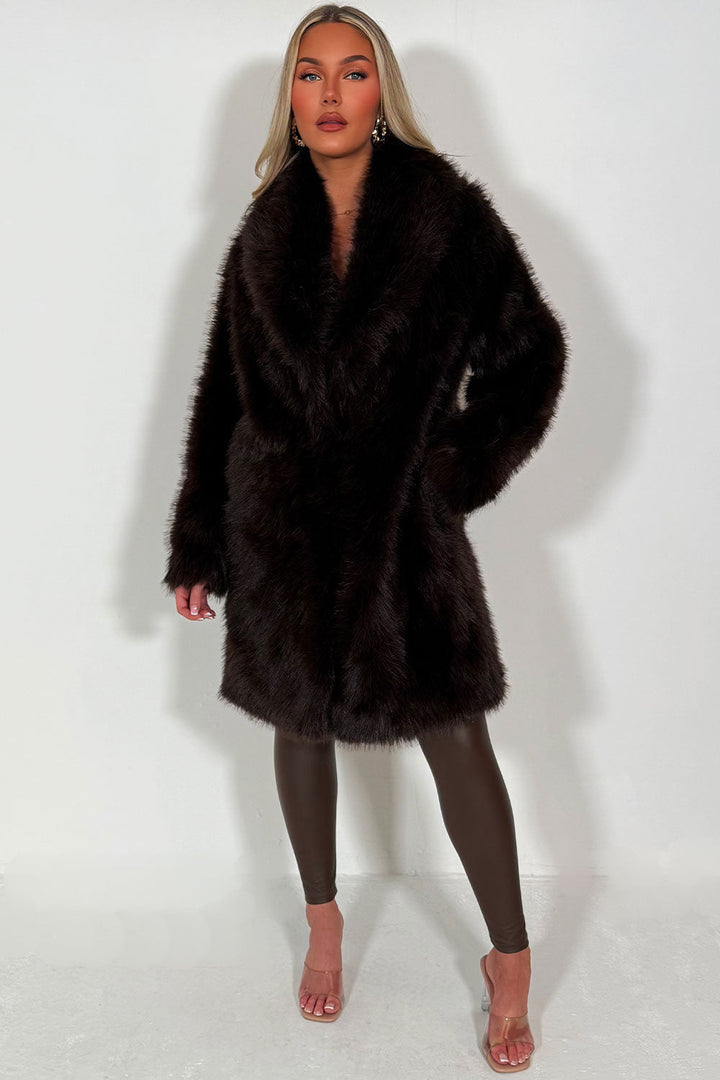 Zadie | Women’s long faux fur coat