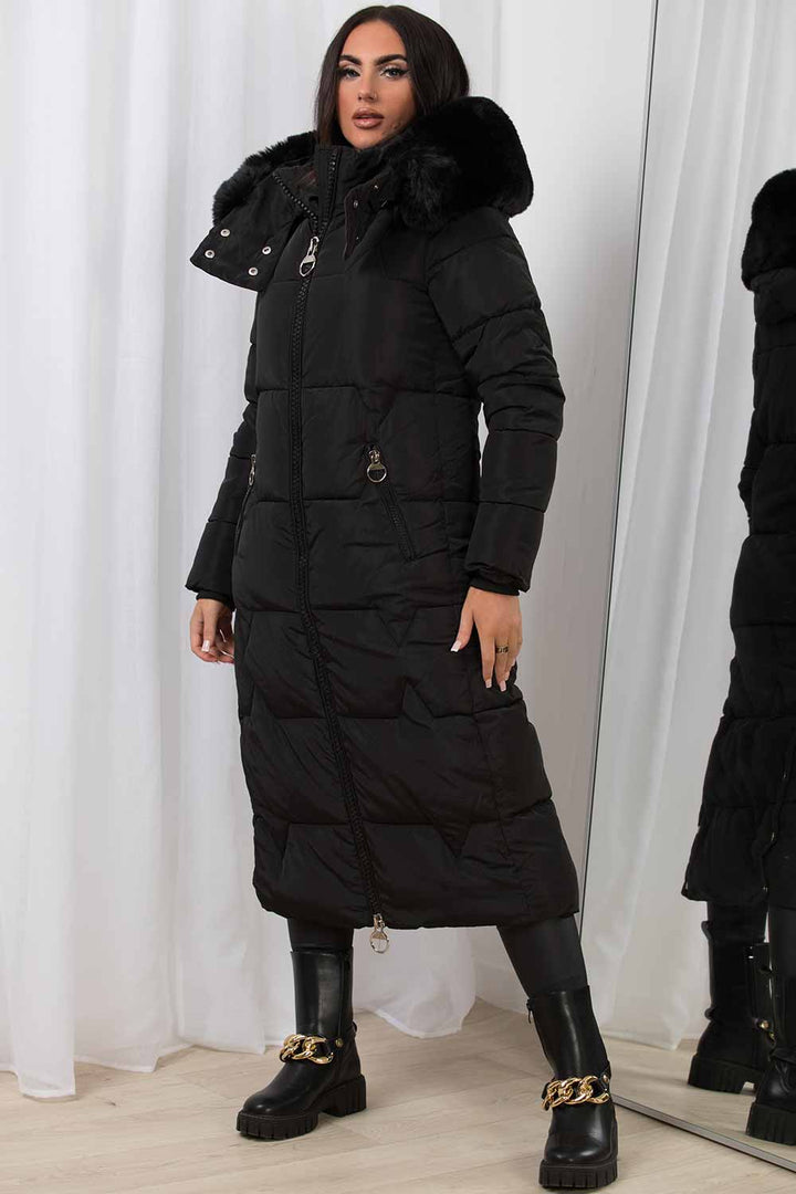 Eleanore | Women’s long puffer padded coat