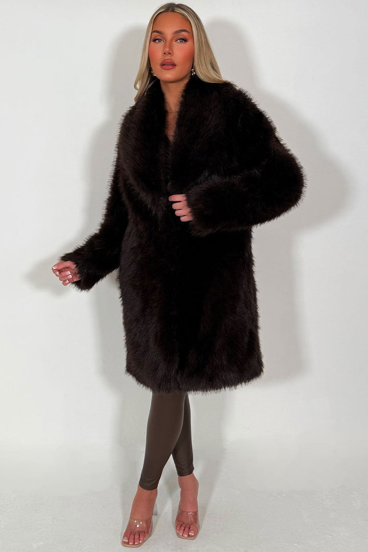 Zadie | Women’s long faux fur coat