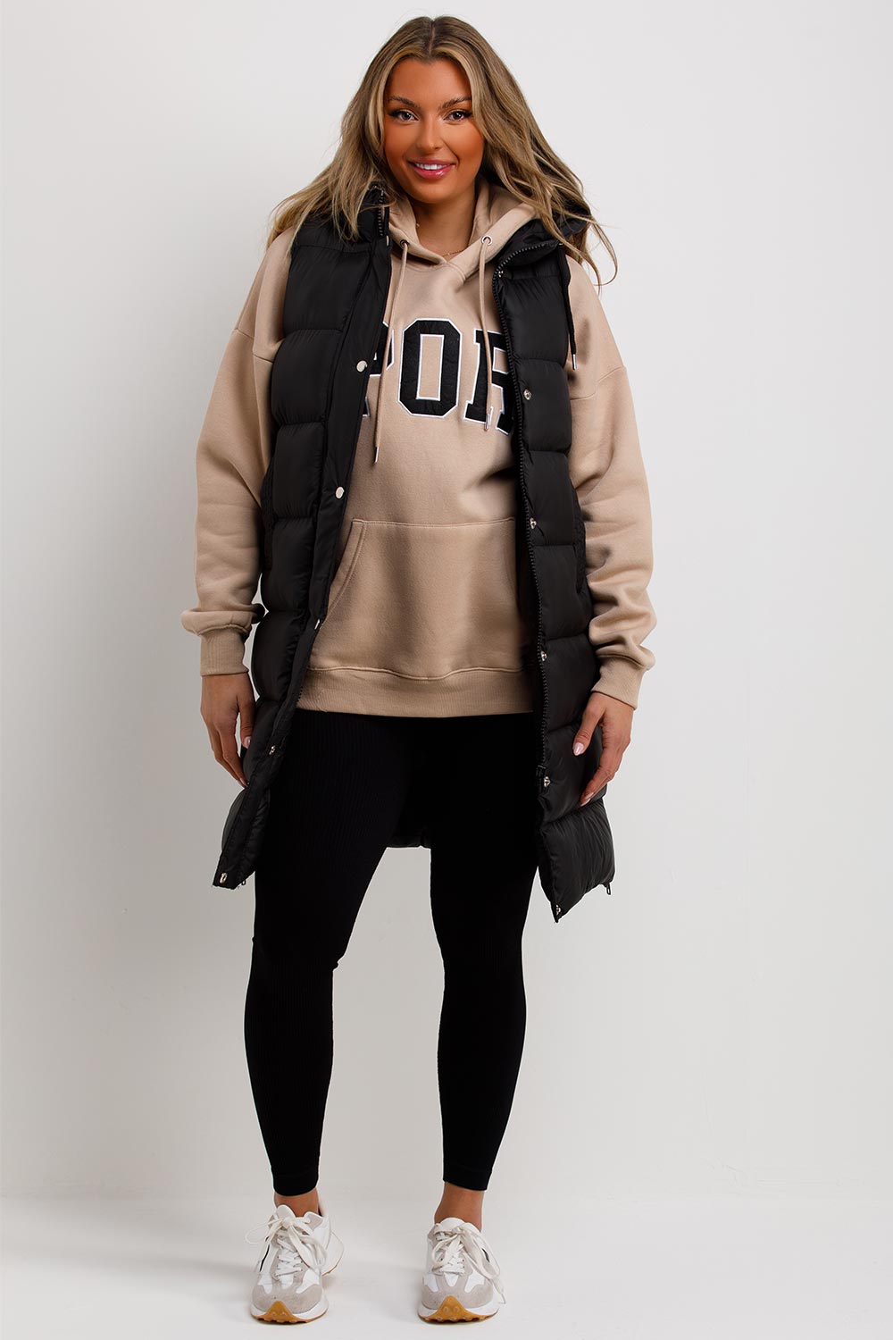 Rilynn | Women’s longline padded hooded vest