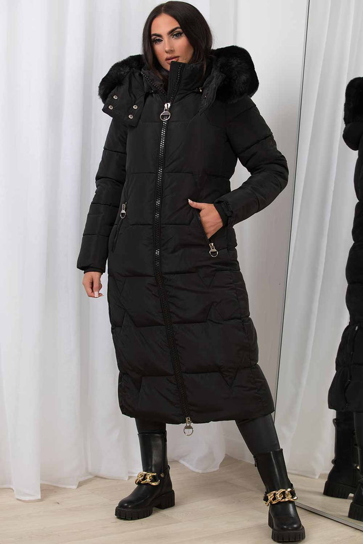 Eleanore | Women’s long puffer padded coat