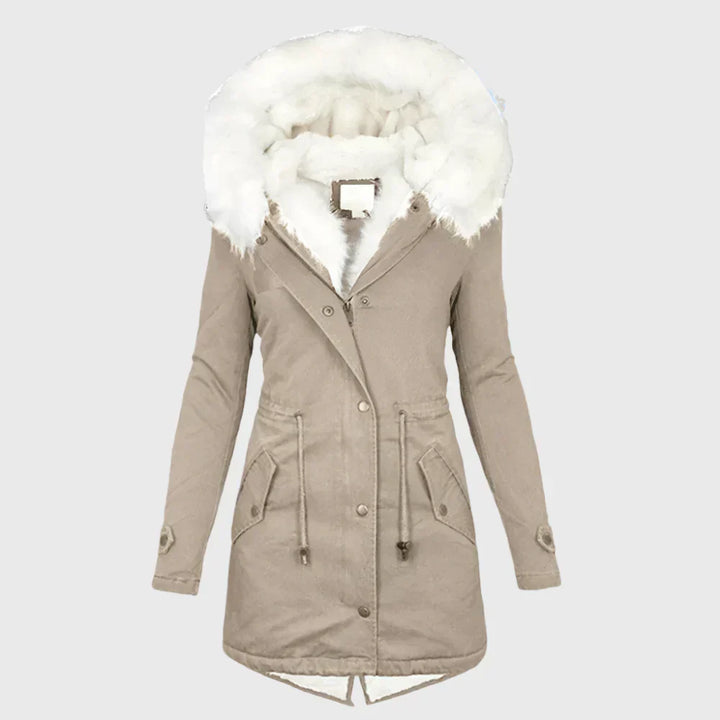 Shanti | Women’s long hooded parka jacket