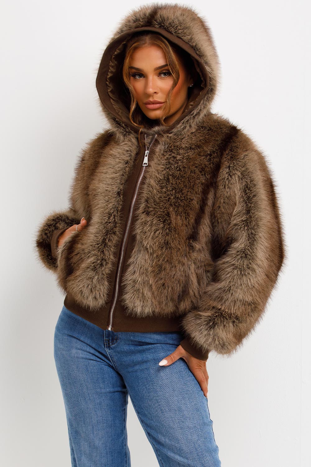 Bellamy | Women’s faux-fur hooded jacket