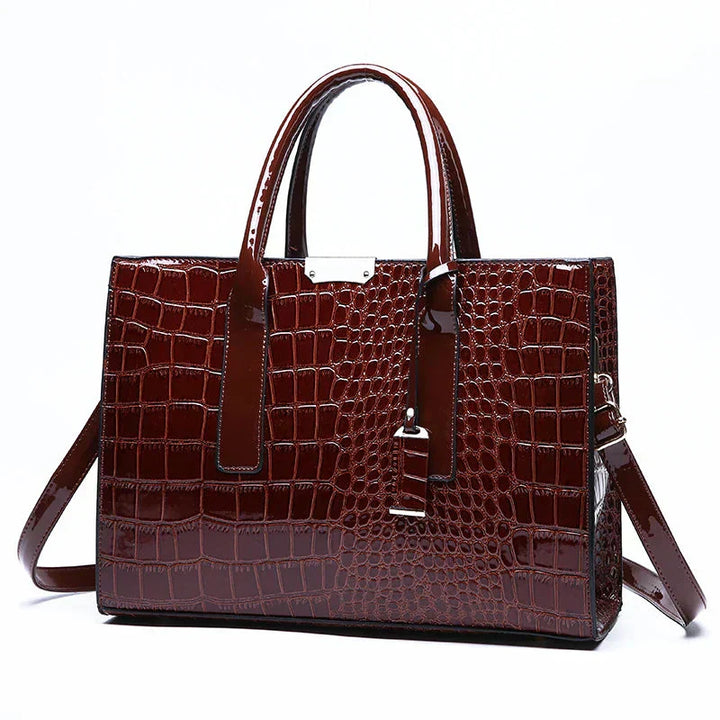 Sally | Women’s embossed handbag with structured design