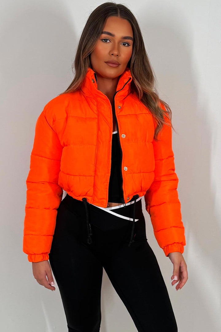 Mireina | Women’s cropped puffer jacket with drawstring hem