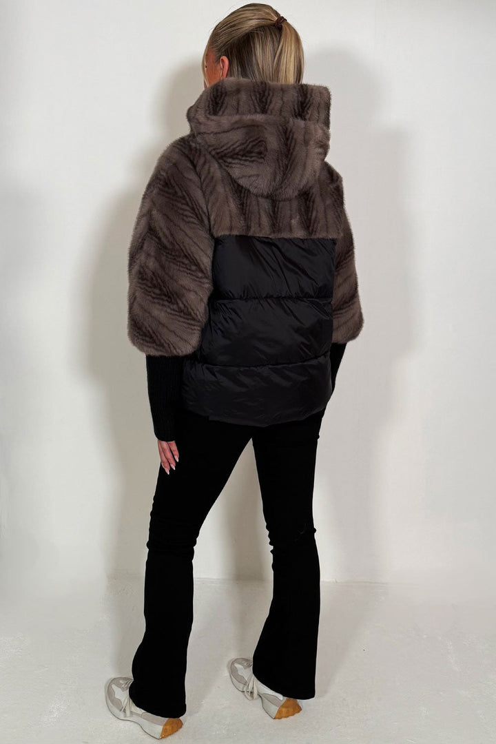 Lilibet | Women’s hooded faux fur jacket