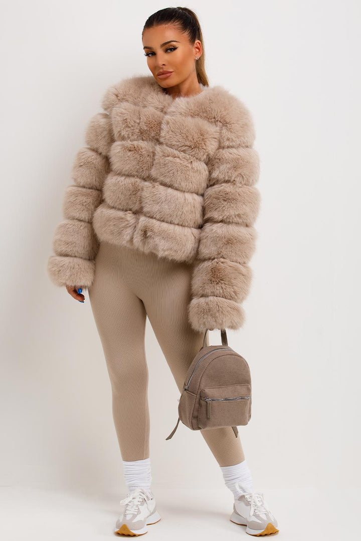 Kamari | Women’s faux fur bubble coat