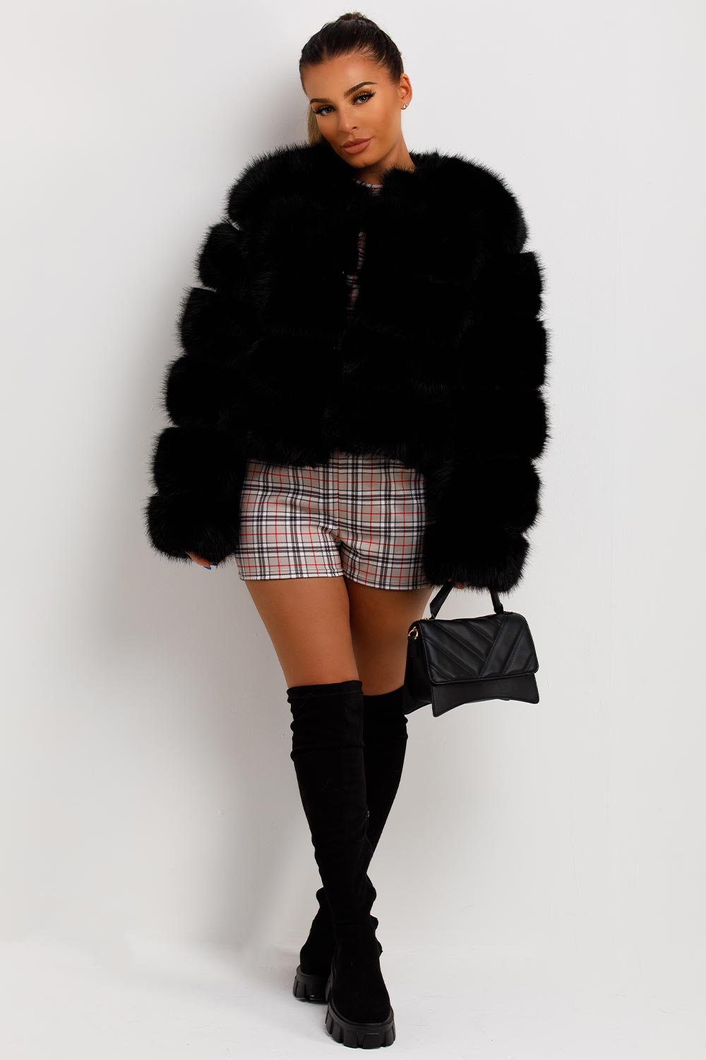 Tenley | Women’s faux fur bubble jacket
