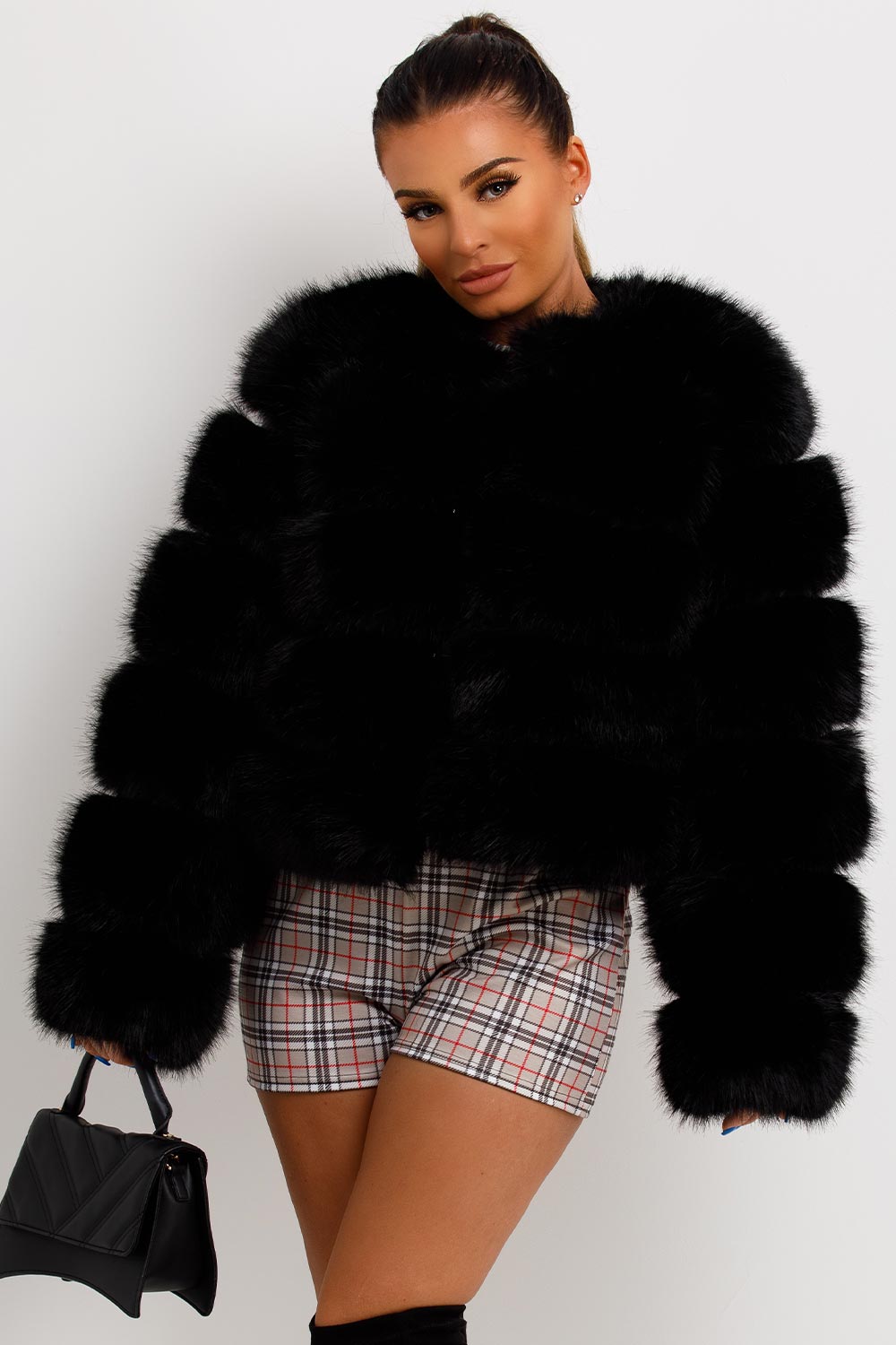Tenley | Women’s faux fur bubble jacket
