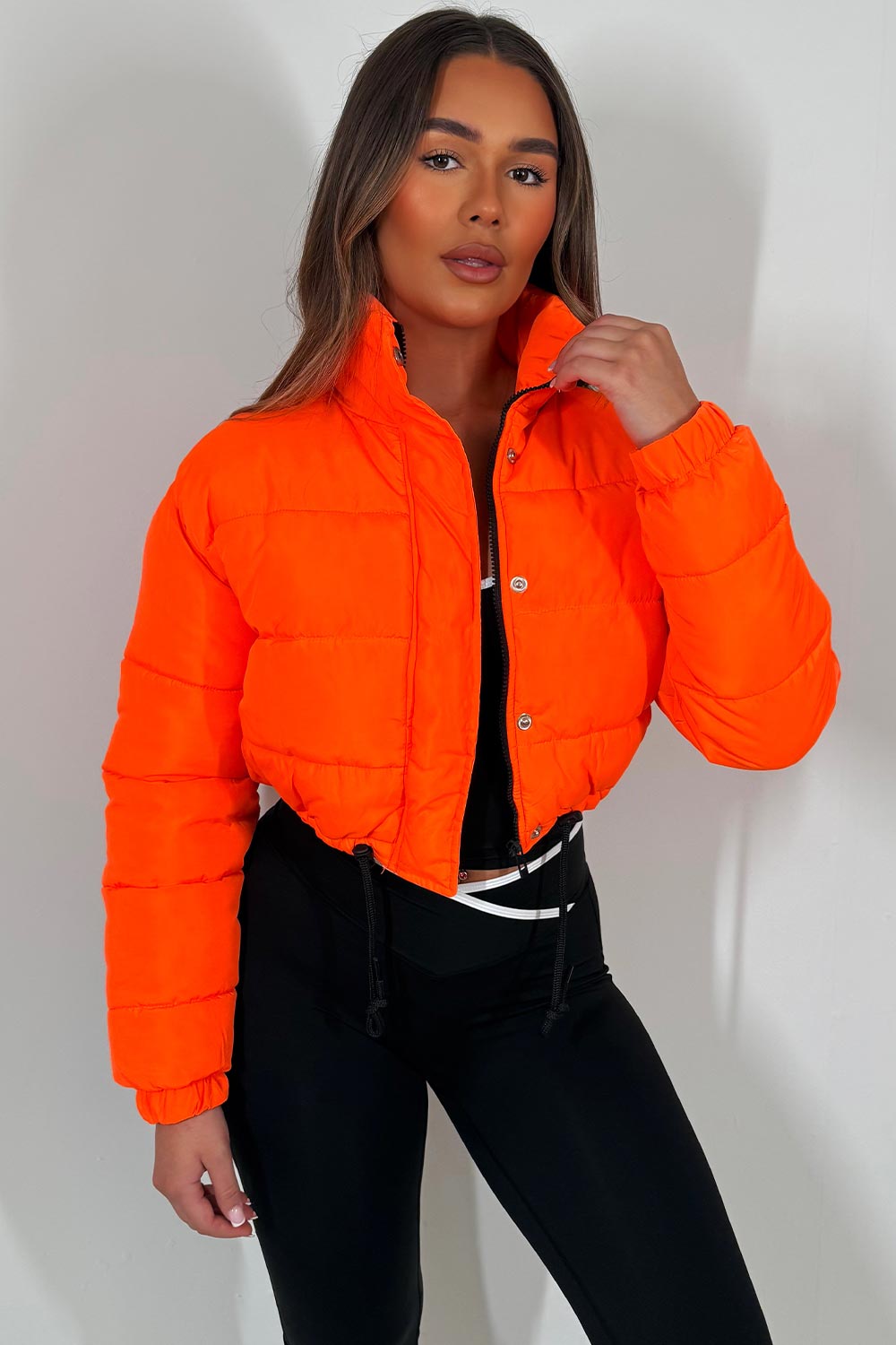 Mireina | Women’s cropped puffer jacket with drawstring hem