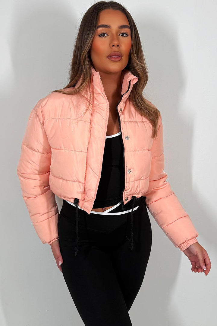 Vailyn | Women’s cropped puffer jacket with drawstring hem