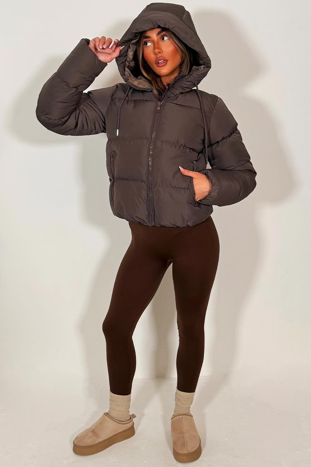 Dalia | Women’s hooded puffer jacket