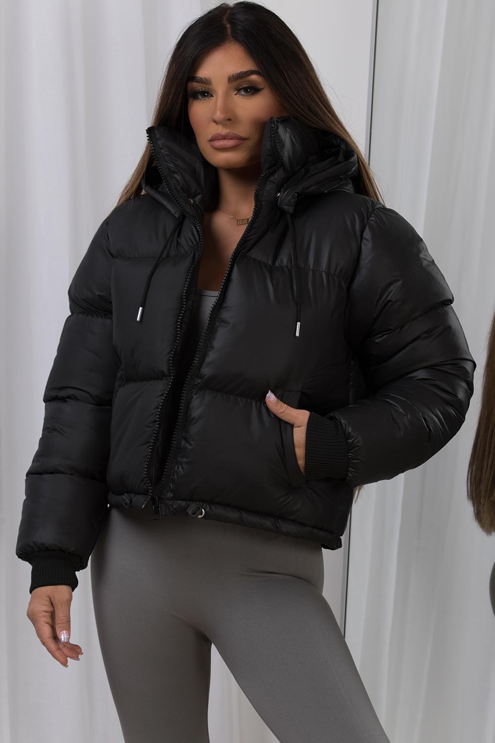 Kahlani | Women’s puffer jacket with detachable hood