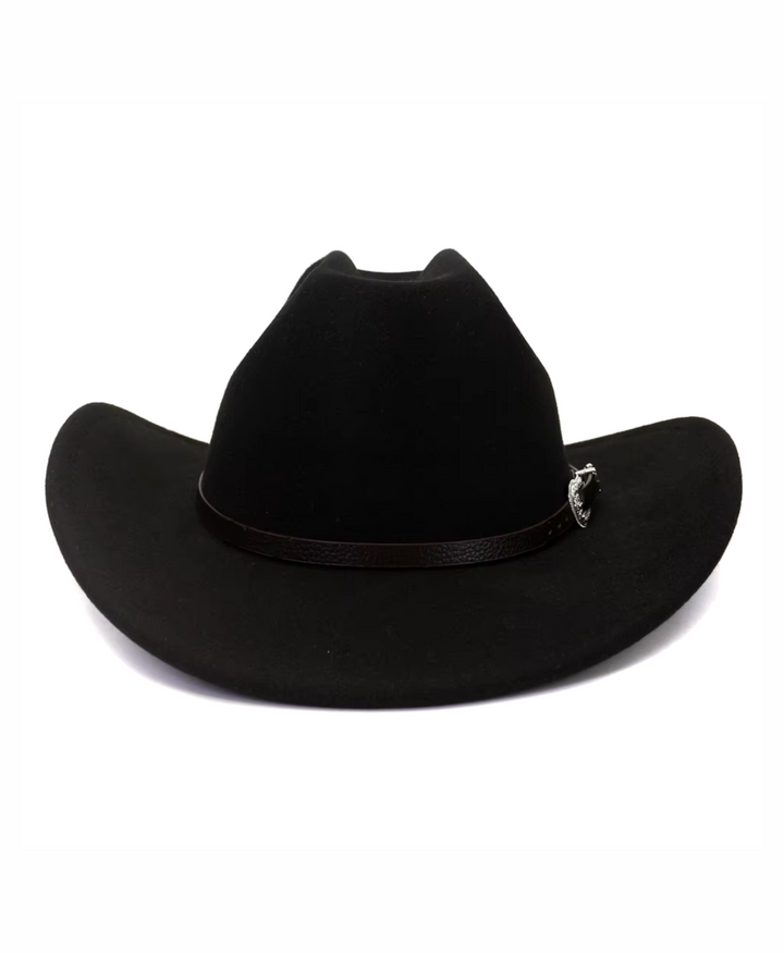 Rizza | Women's cowboy felt hat with silver buckle detail
