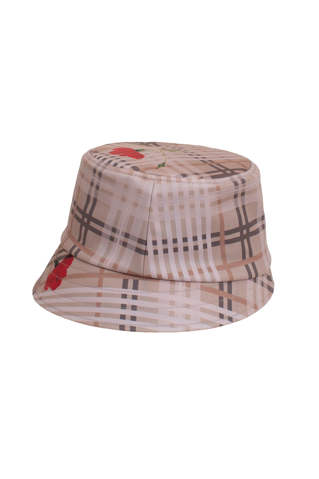 Mindy | Women’s patterned bucket hat with floral accents