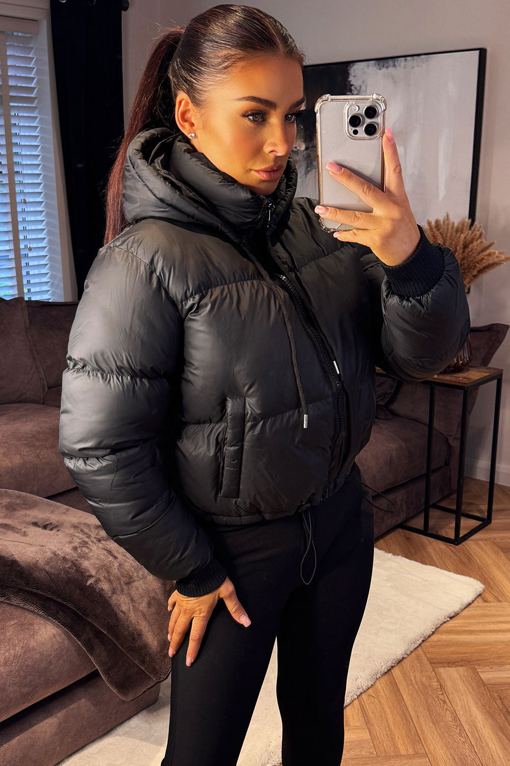 Kahlani | Women’s puffer jacket with detachable hood