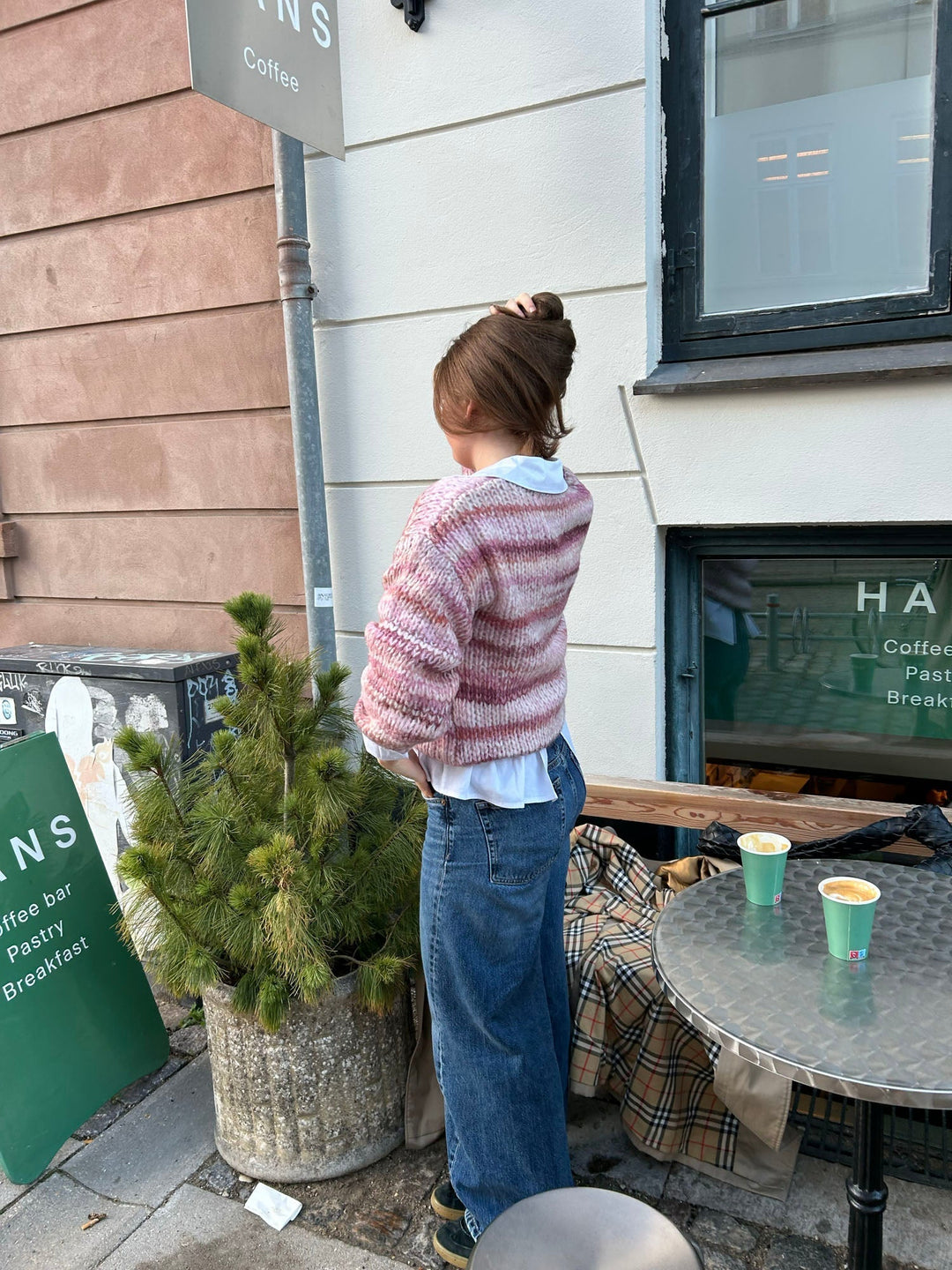 Mabel | Women’s knit sweater with striped design