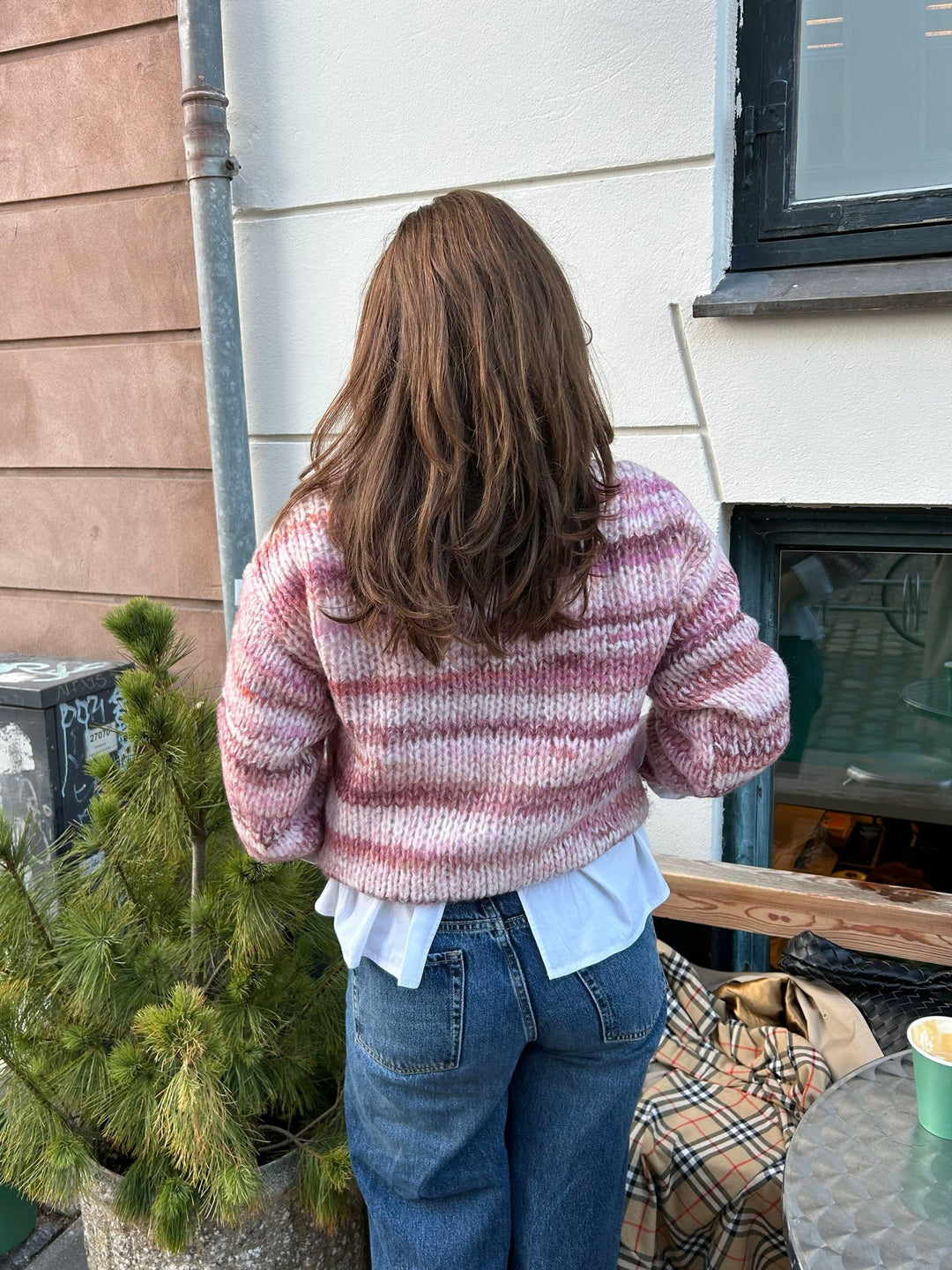 Mabel | Women’s knit sweater with striped design