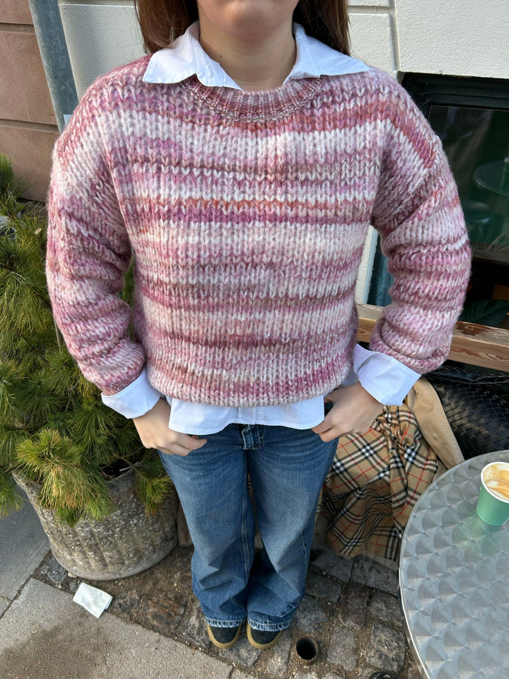 Mabel | Women’s knit sweater with striped design