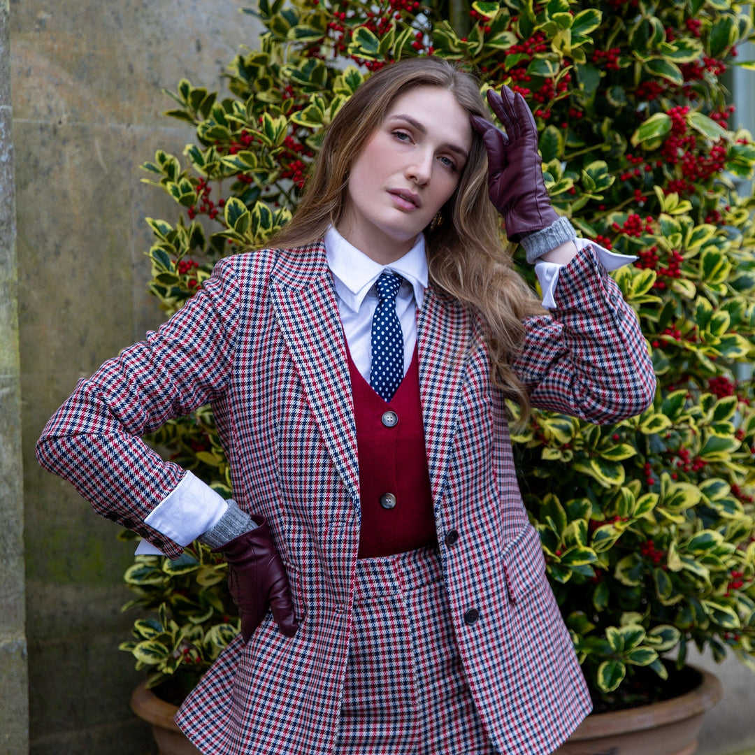 Kaizel  | Women’s winter gloves with knit cuffs and stitched detail