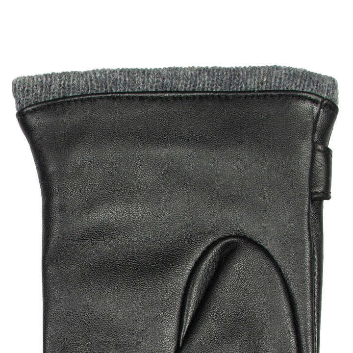 Melai | Women’s winter gloves with stitched design and gold detail