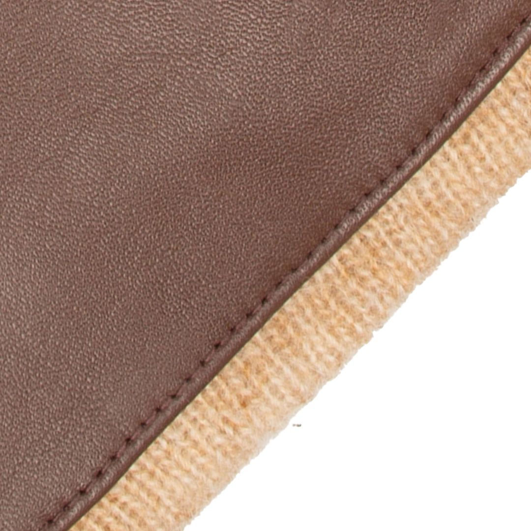 Melai | Women’s winter gloves with stitched design and gold detail