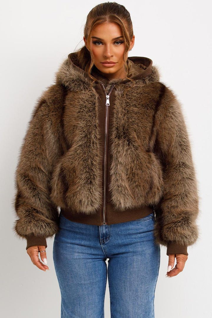 Bellamy | Women’s faux-fur hooded jacket